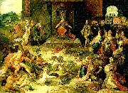 Huldrych Zwingli allegorinover tillfallet France oil painting artist